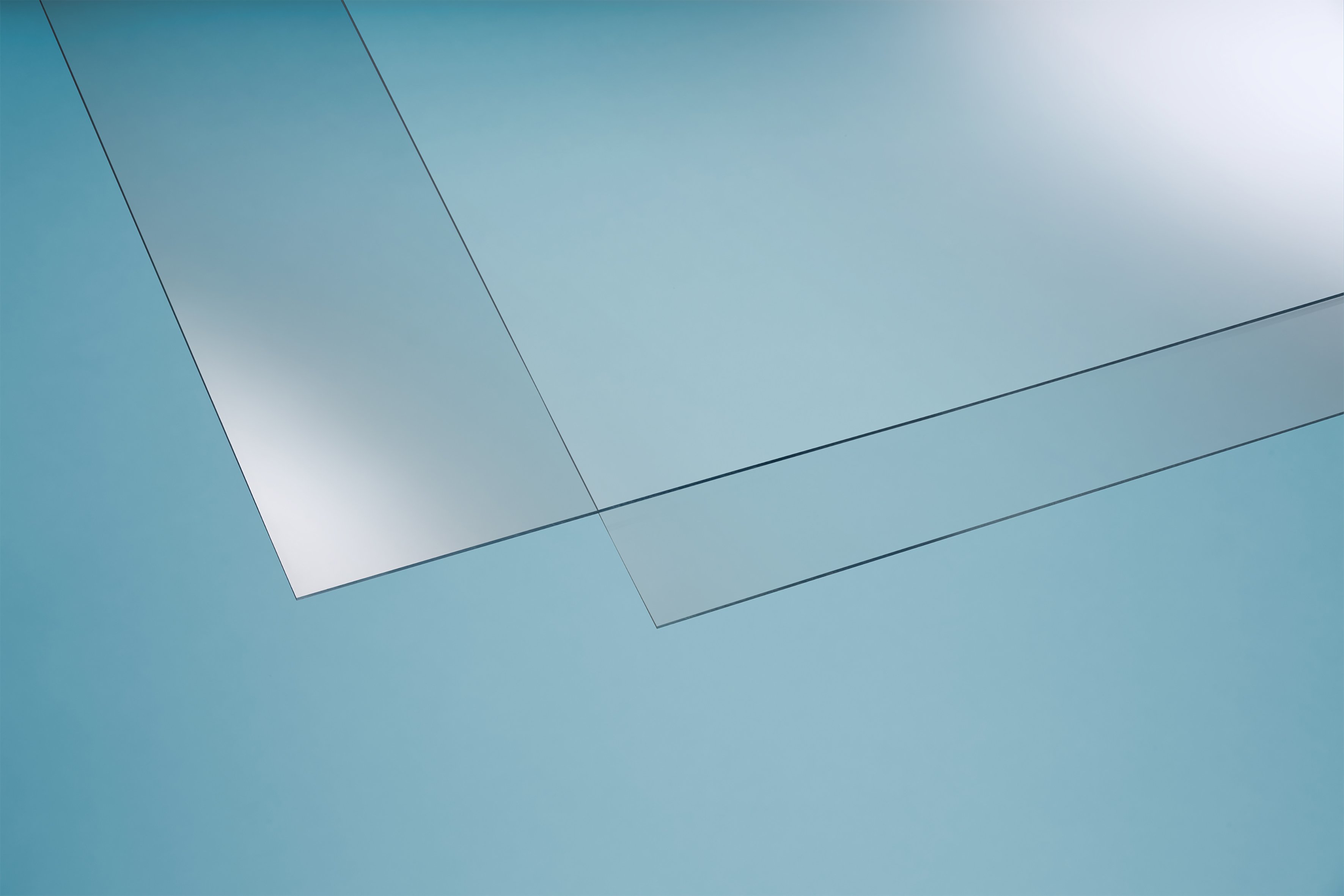 Acrylglas eben glatt klar - Zuschnittsplatte