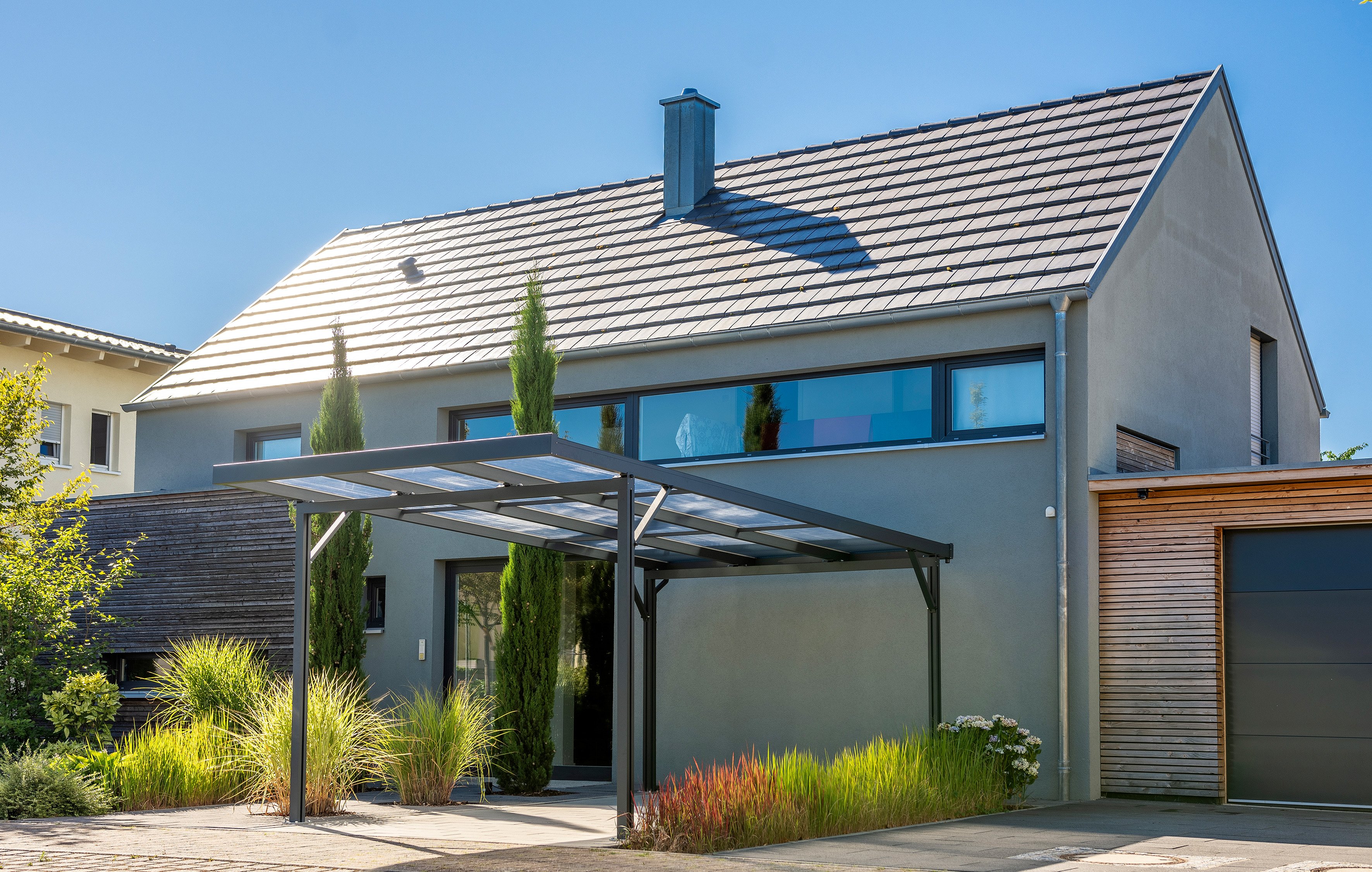 Gutta Carport Premium 3094 x 5620 mm weiß