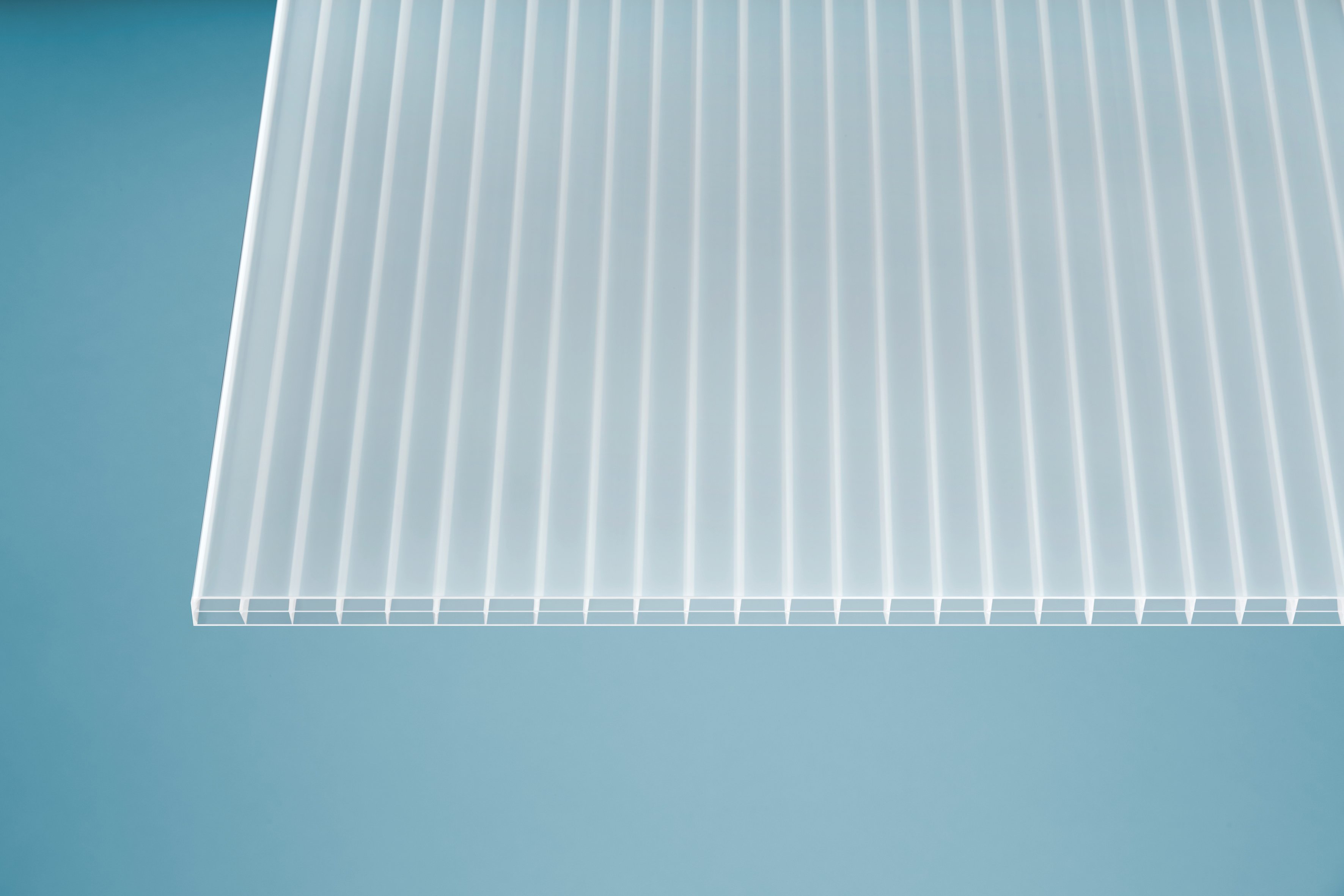 Polycarbonat Hohlkammerplatten 16 mm opal-weiß