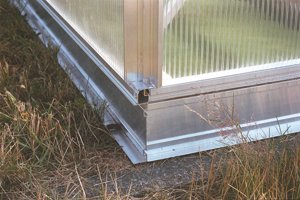 Aluminium Fundamentrahmen für Gewächshaus Typ F2-F6 Aluminium Fundamentrahmen für Gewächshaus Typ F2-F6