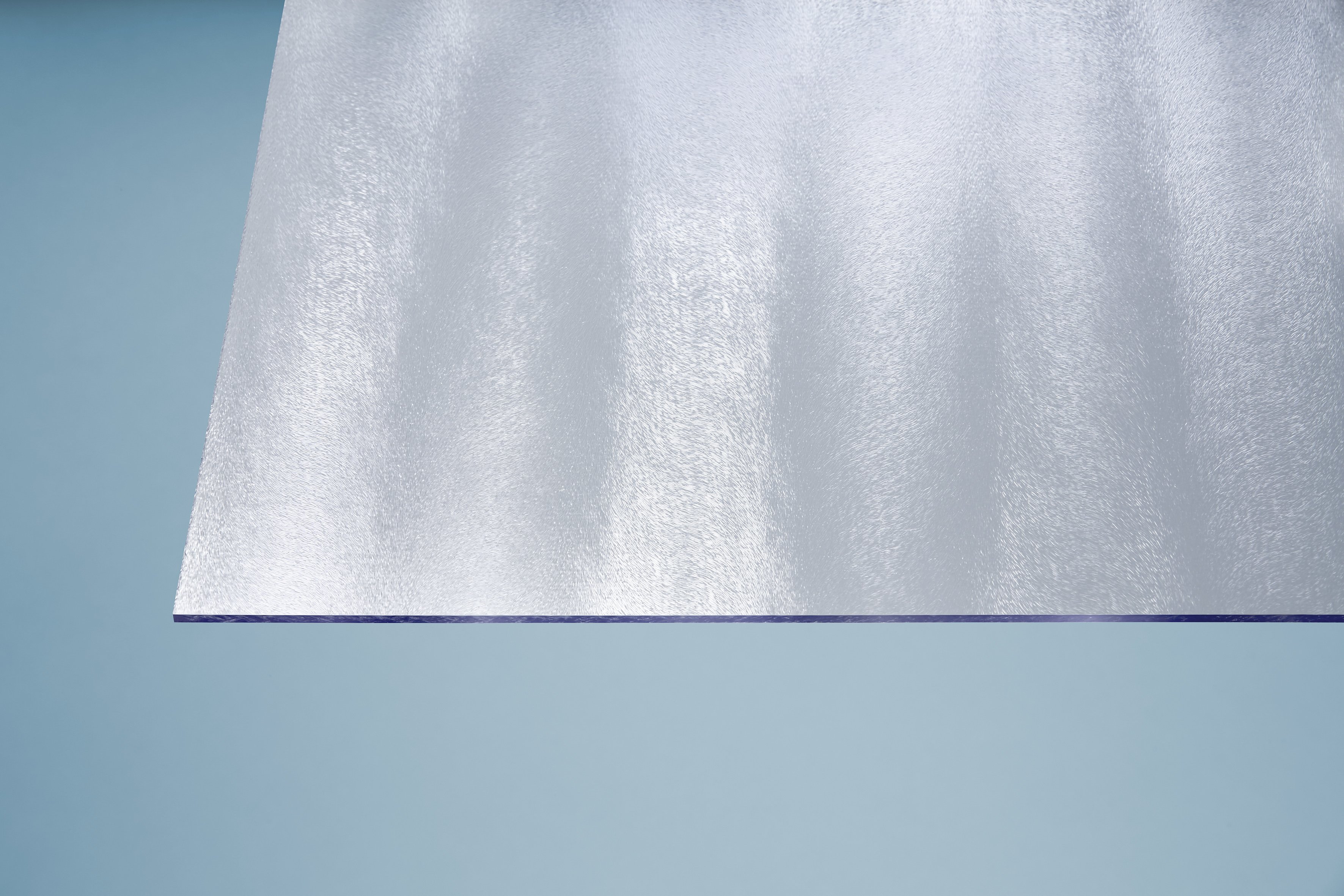 Polystyrol Türfüllung 1420 x 535 x 5 mm cincilla klar