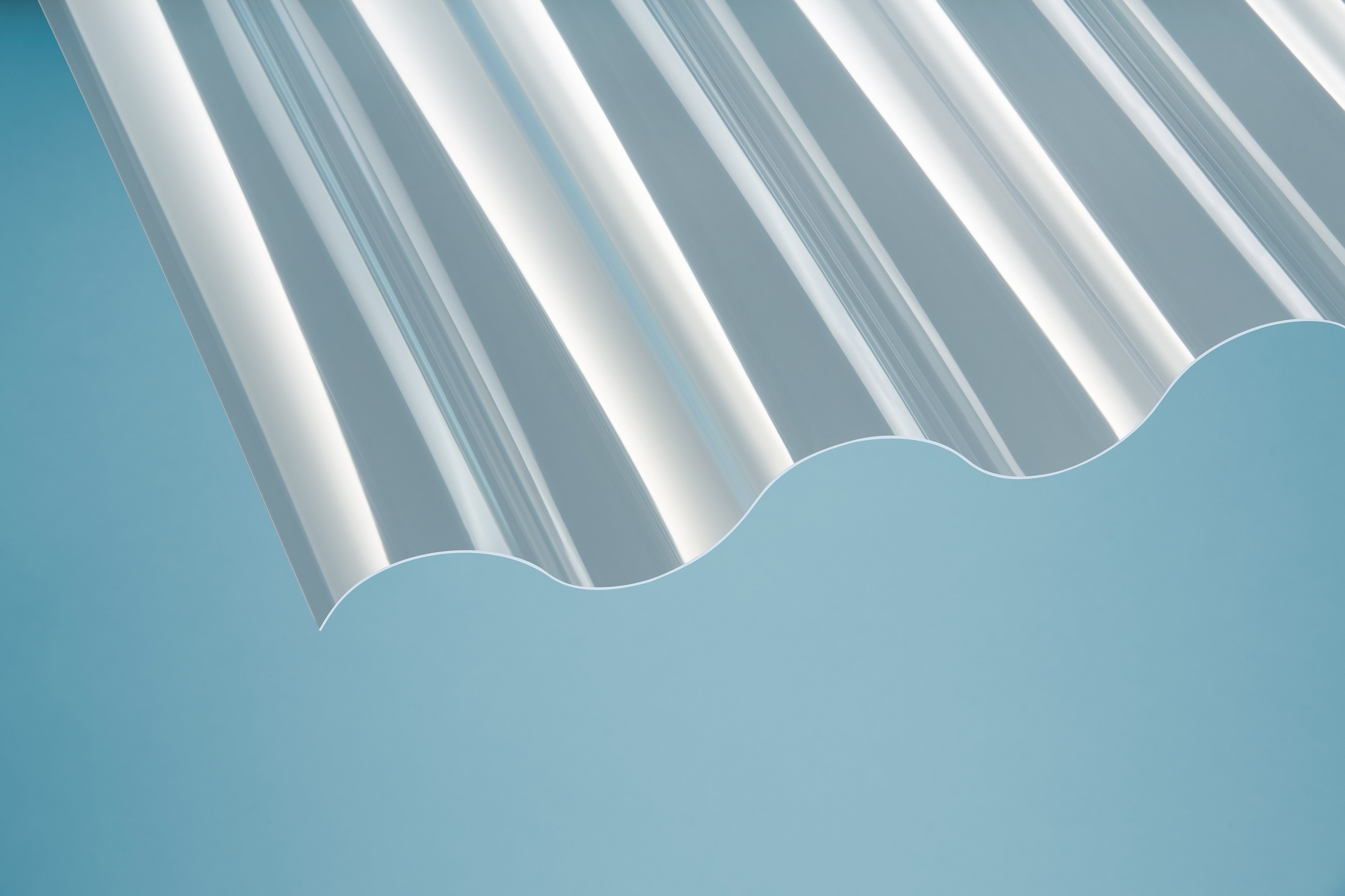 PVC Wellplatten P8 Sinus 130/30 - 1,2 mm