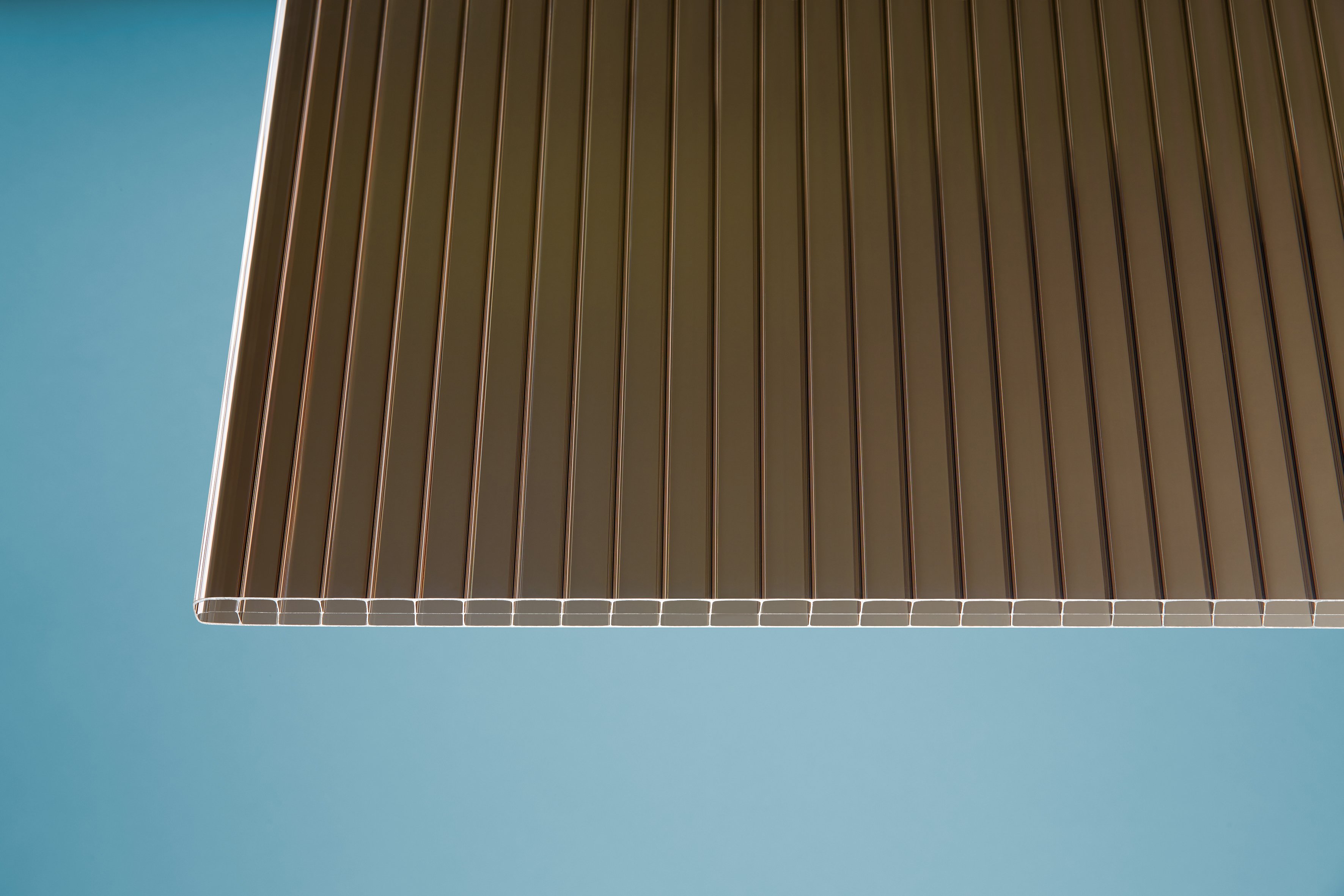 Polycarbonat Hohlkammerplatten 16 mm bronce