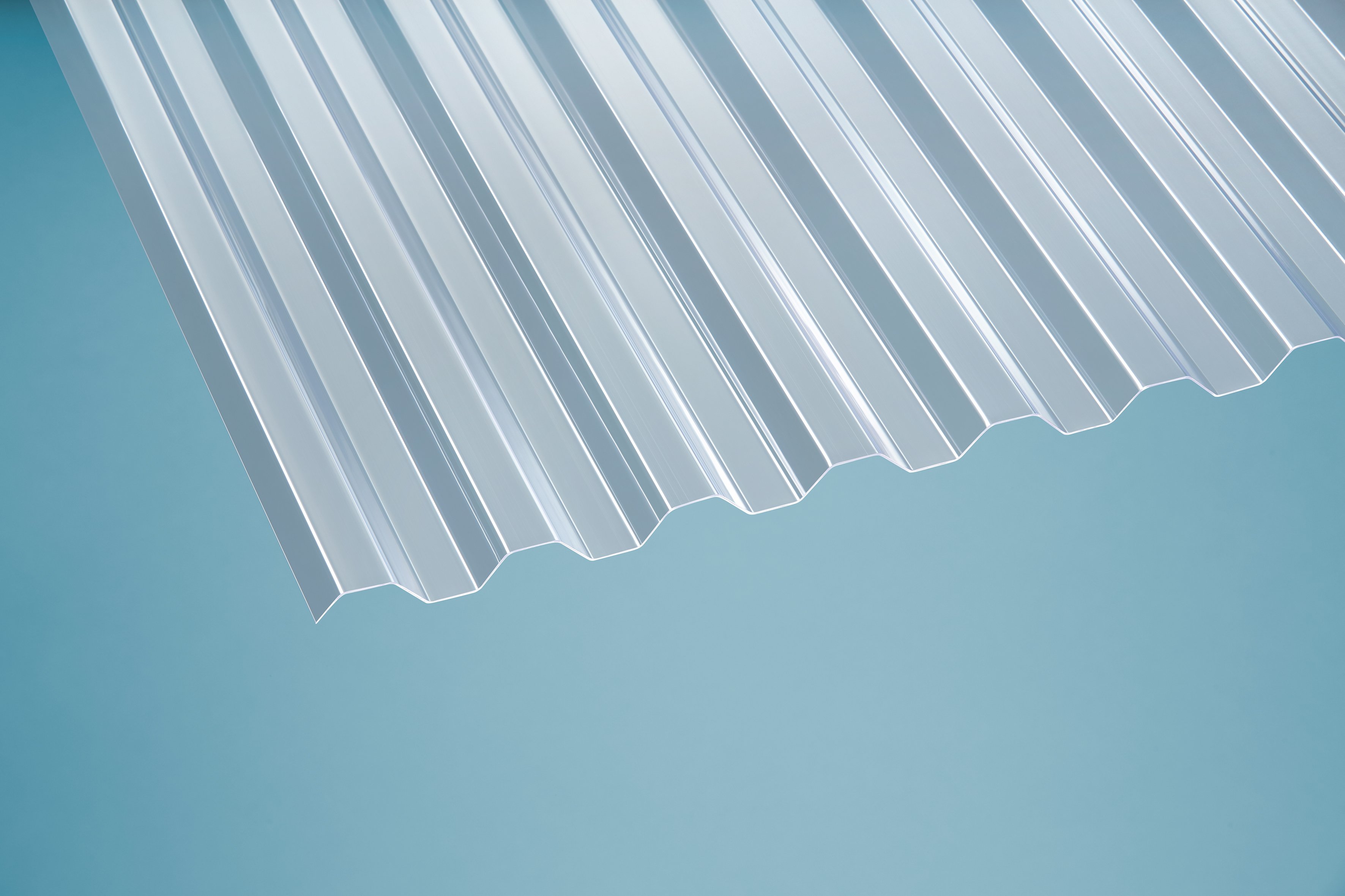 PVC Wellplatten Trapez 76/18 klar - 1,1 mm