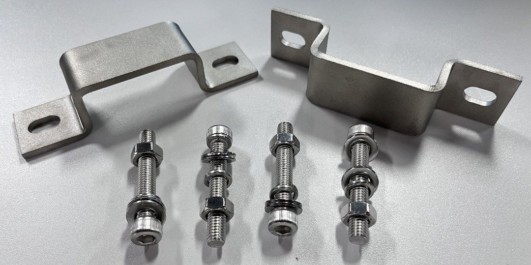 Halter für eckigen Handlauf Halter für eckigen Handlauf