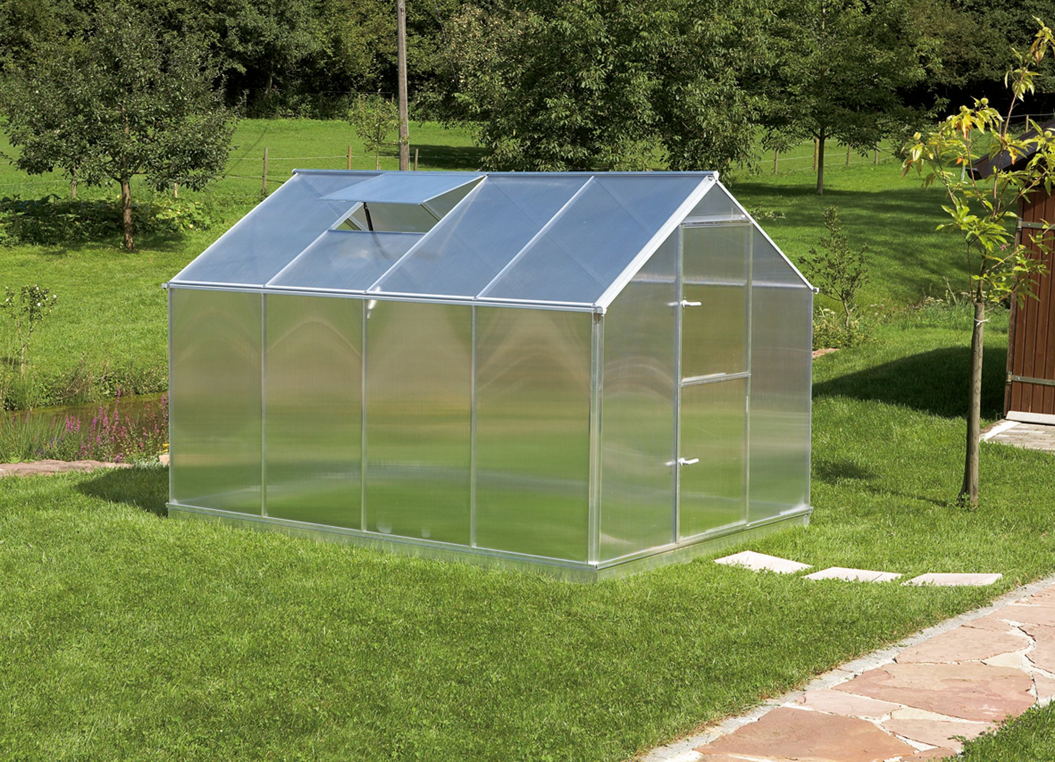 Gutta Aluminium Gewächshaus 6,81 m² Typ F4 Gutta Aluminium Gewächshaus 6,81 m² Typ F4