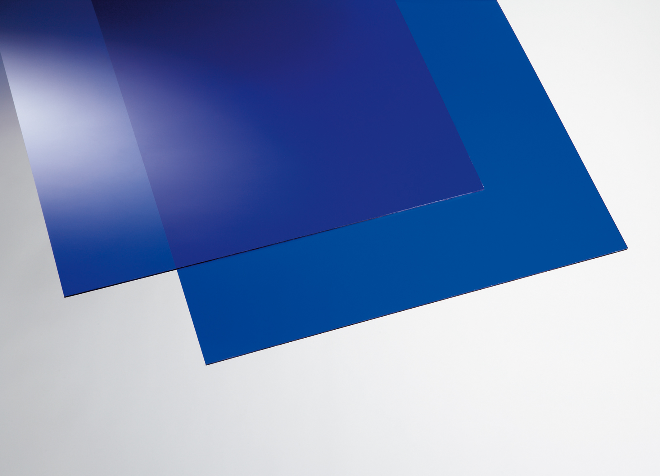 Bastelplatten Acrylcolor blau 3 mm