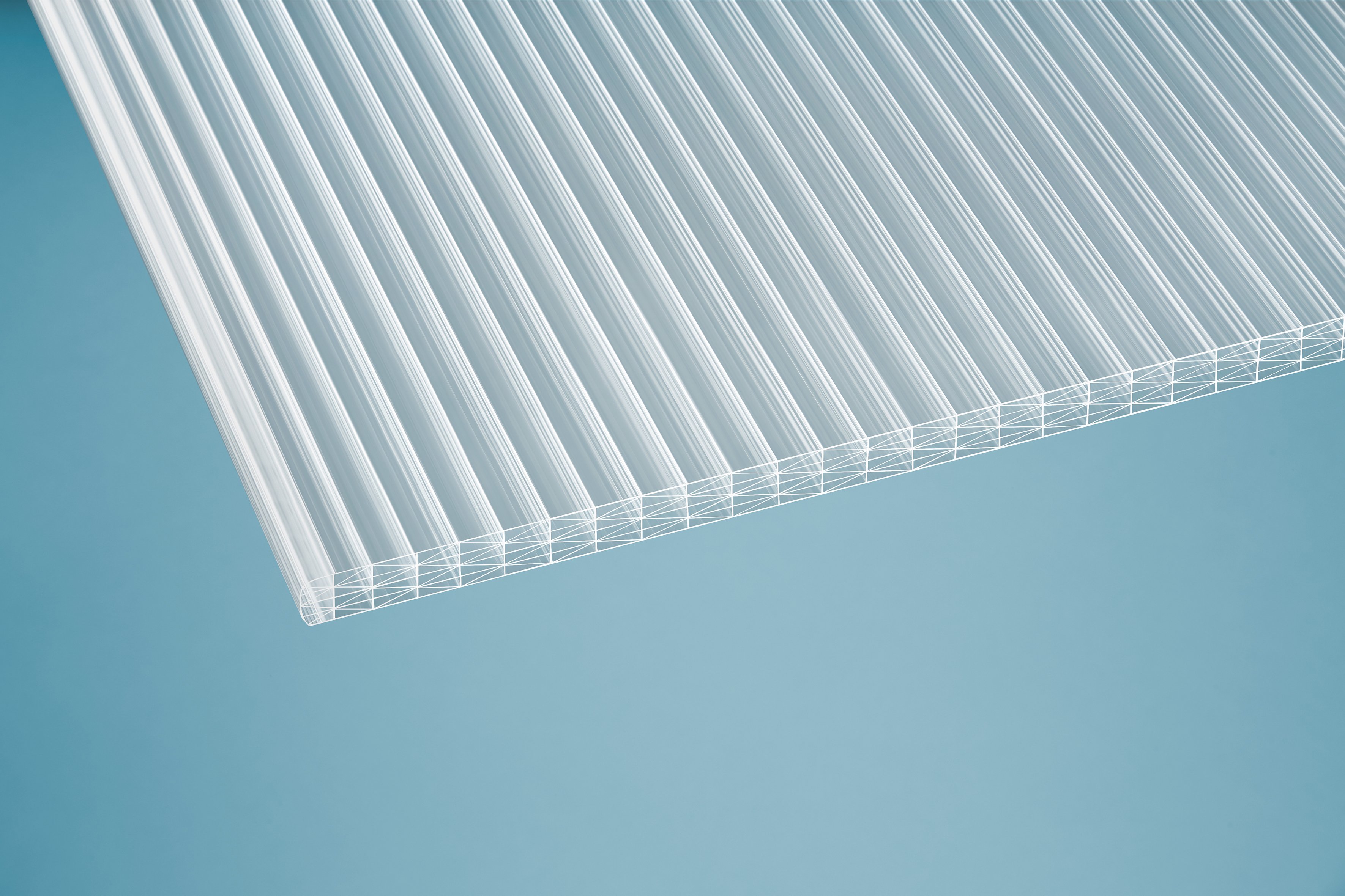 Polycarbonat Hohlkammerplatten 25 mm thermo klar