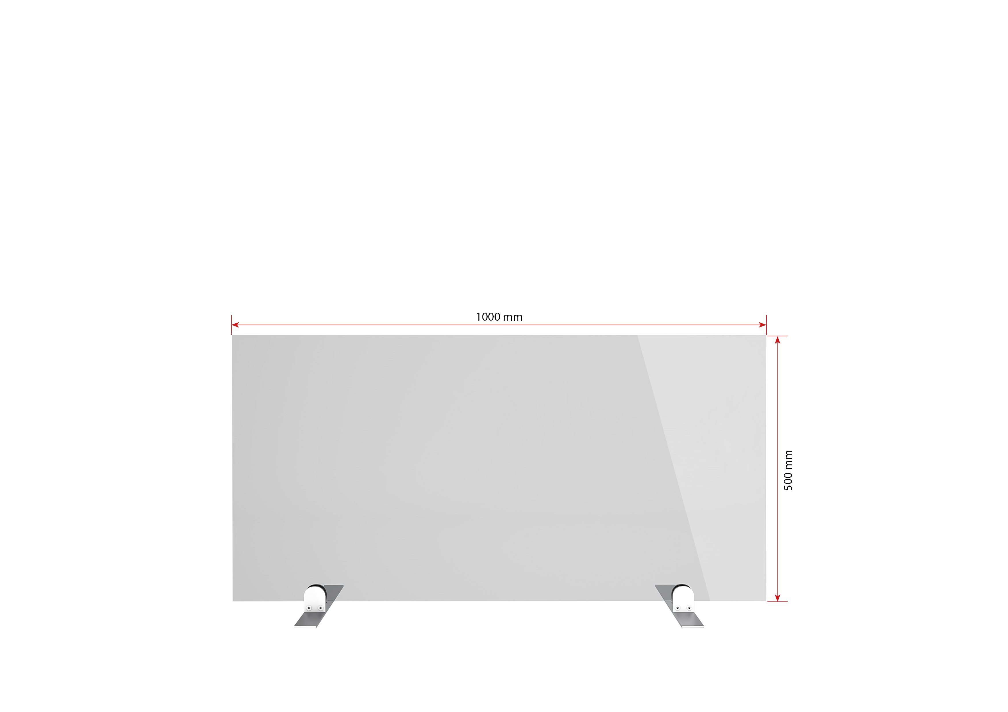 Gutta Spuckschutzwand Premium 1000 x 500 x 6 mm