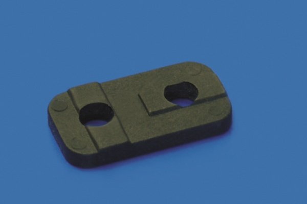 GWH 18 a Strebenhalter gerade schwarz ohne Nase GWH 18 a Strebenhalter gerade schwarz ohne Nase