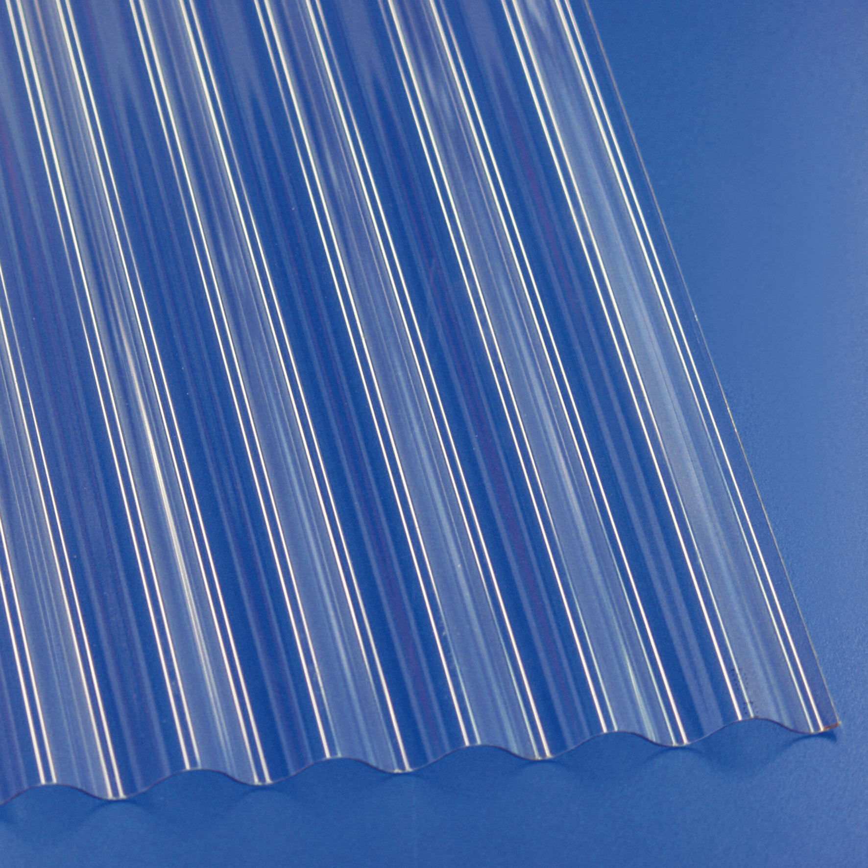 PVC Wellplatten Micro-Sinus 32/9 klar - Zuschnitt