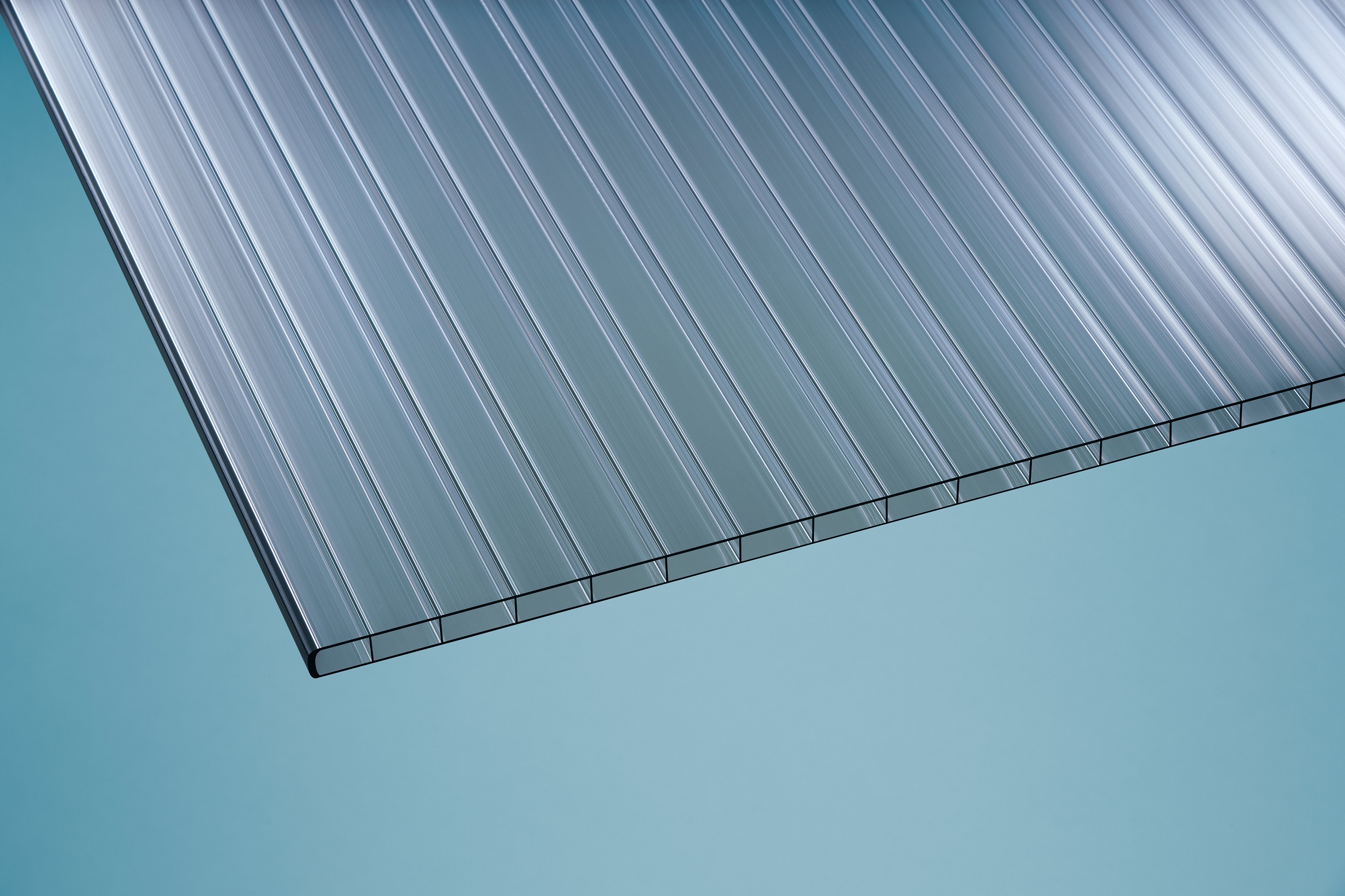 Polycarbonat Hohlkammerplatten 16 mm esthetics graphit