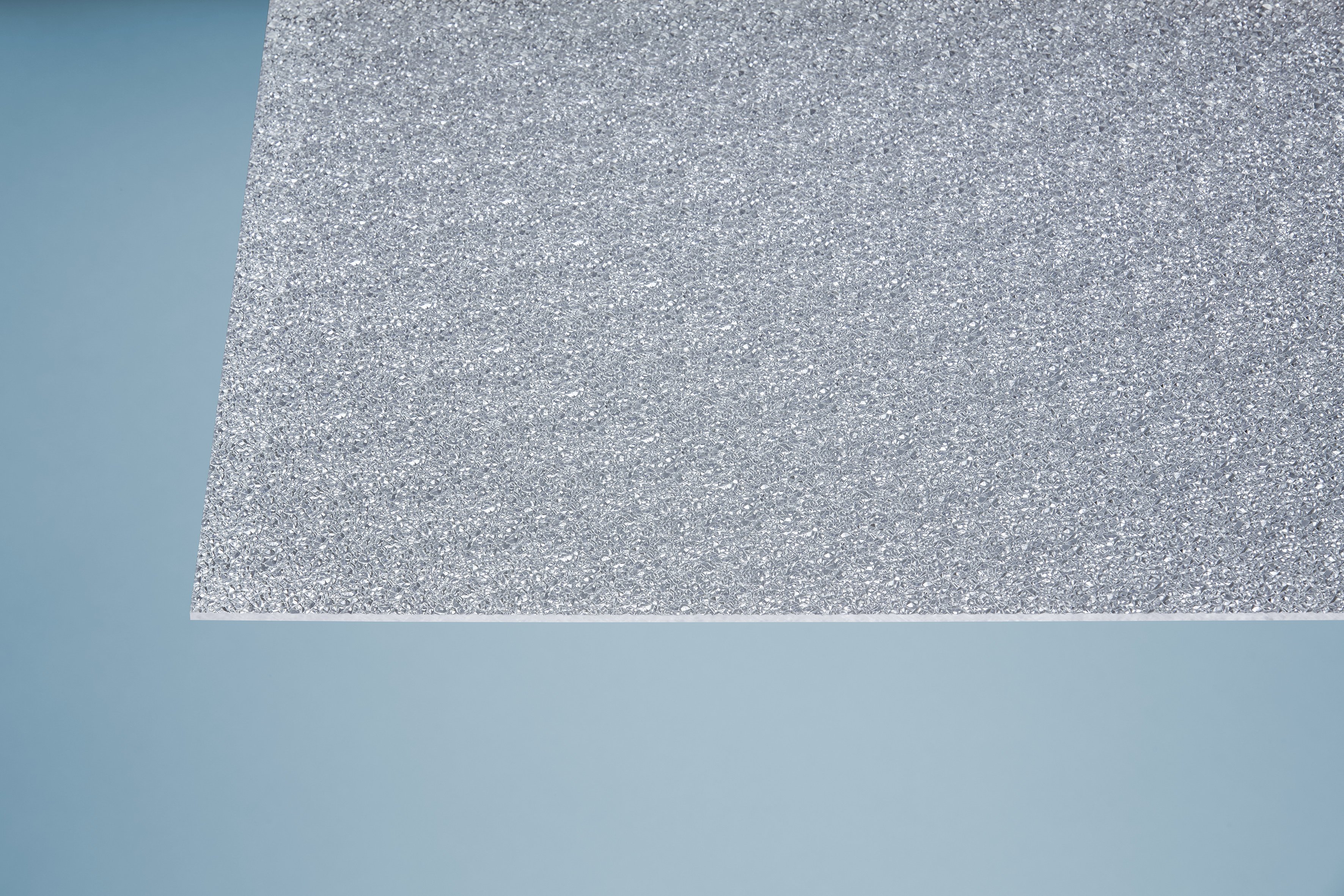Polystyrol Türfüllung 1420 x 410 x 5 mm cristall fein klar 