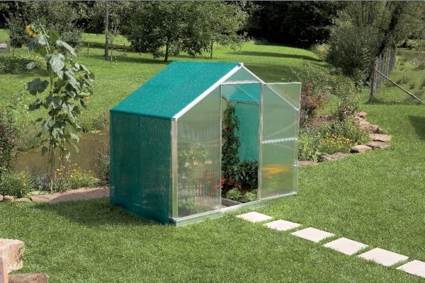 Gutta Schattiermatte für Gewächshäuser 5,80 x 1,50 m grün mit Ösen