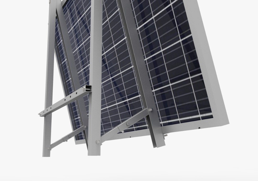 Halterung verstellbar für Balkonkraftwerk Halterung verstellbar für Balkonkraftwerk