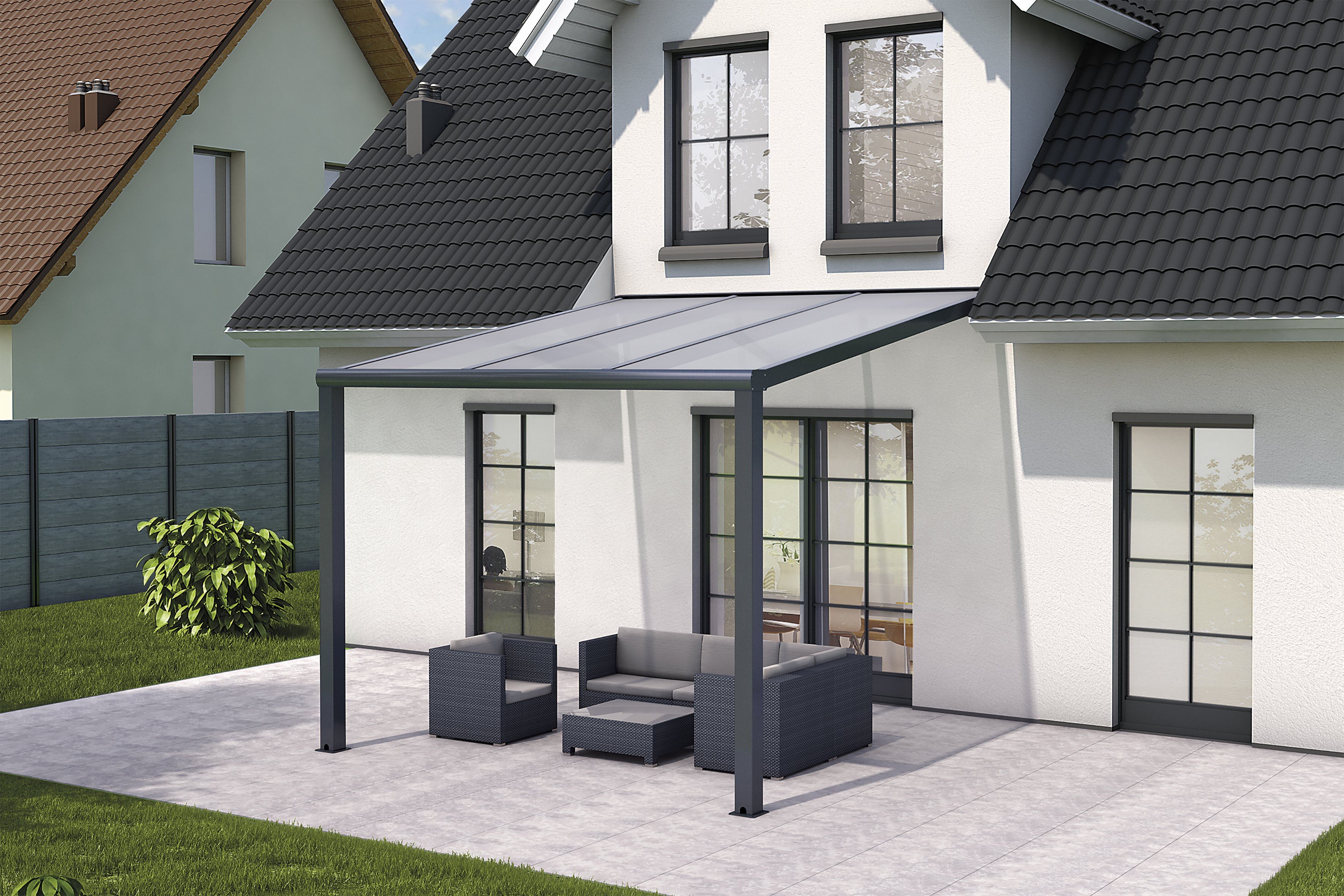 Gutta Terrassendach Pro | Dachtiefe 300 cm