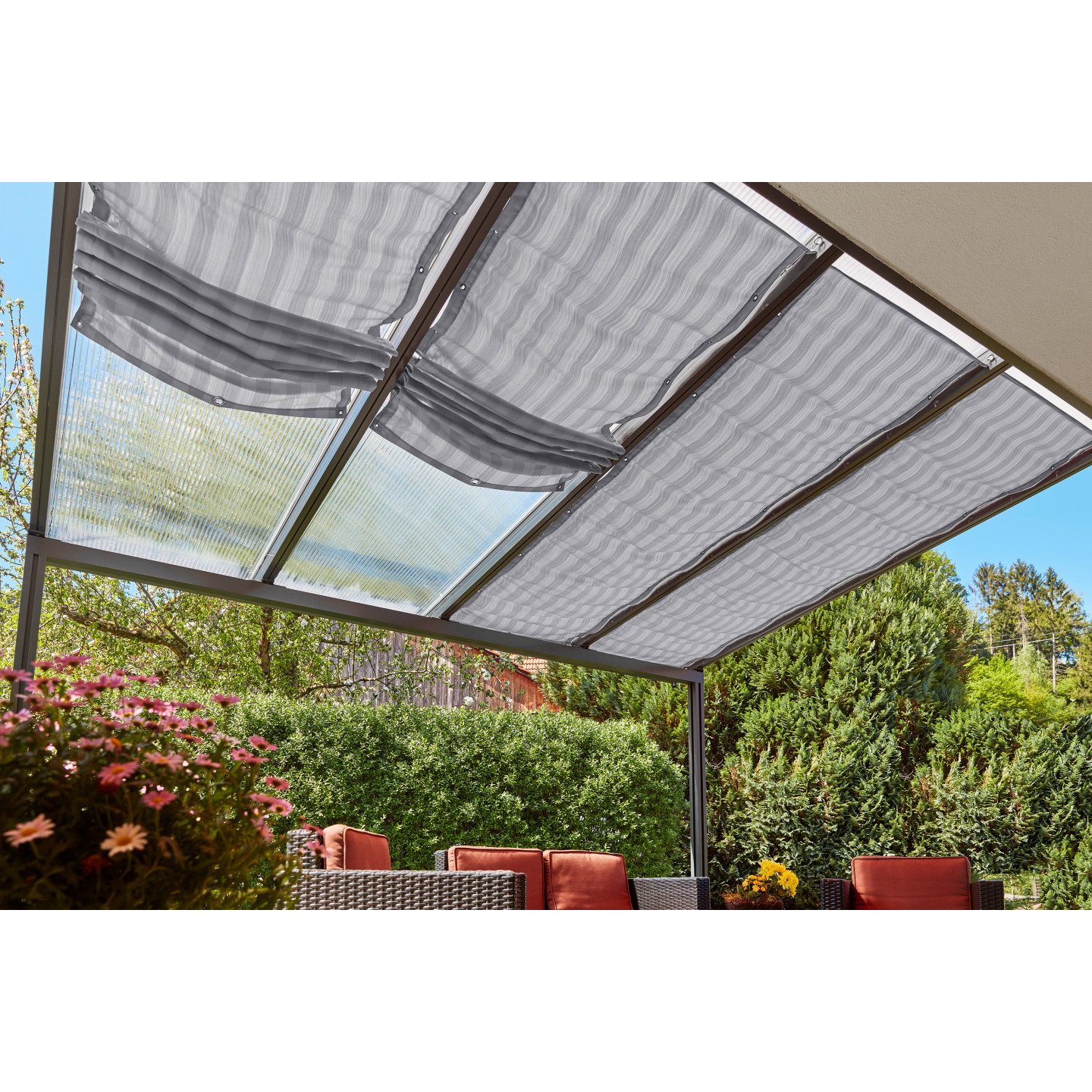 Gutta Seilspannmarkise für Terrassendach Premium und Pro