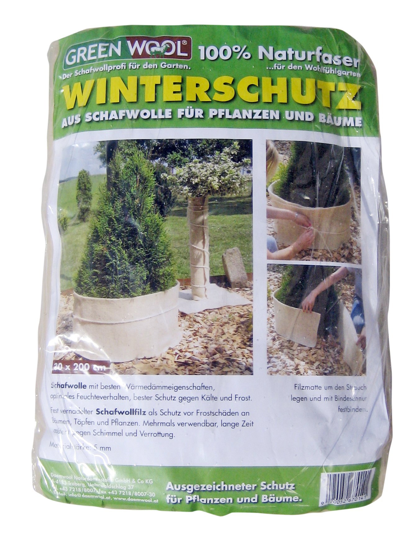 Winterschutzmatte aus Schafswolle Winterschutzmatte aus Schafswolle