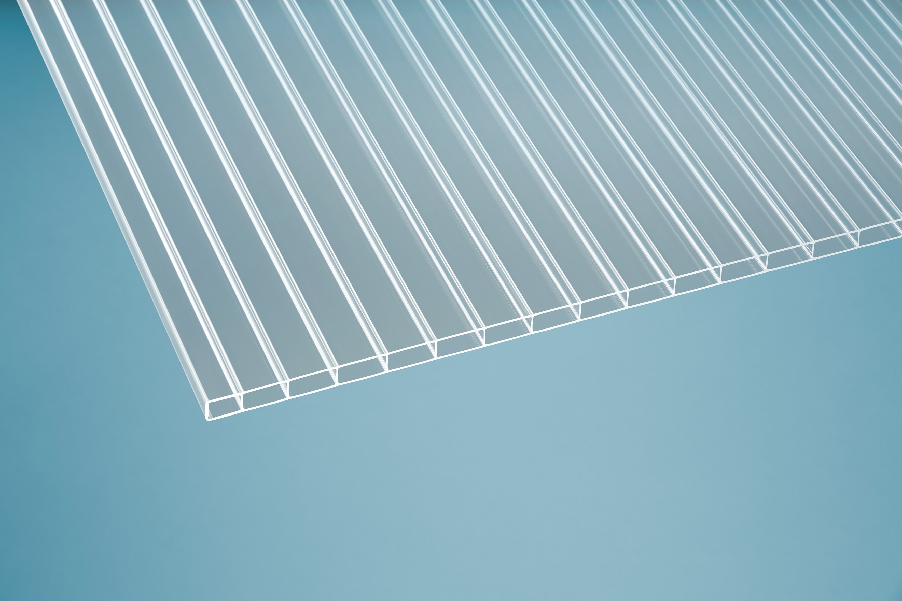Acryl Stegplatten 16 mm klar Acryl Stegplatten 16 mm klar