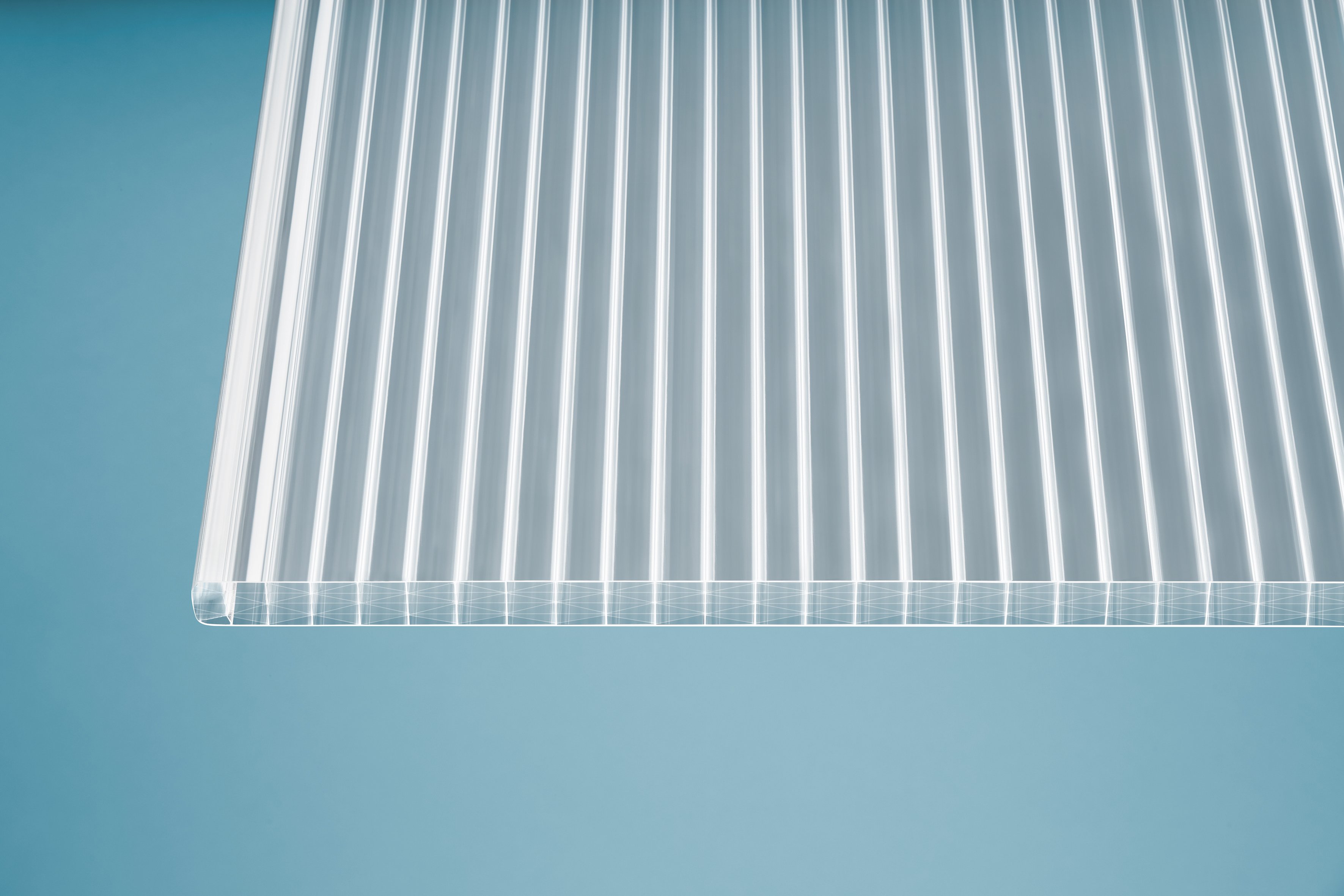 Polycarbonat Hohlkammerplatten 25 mm thermo klar