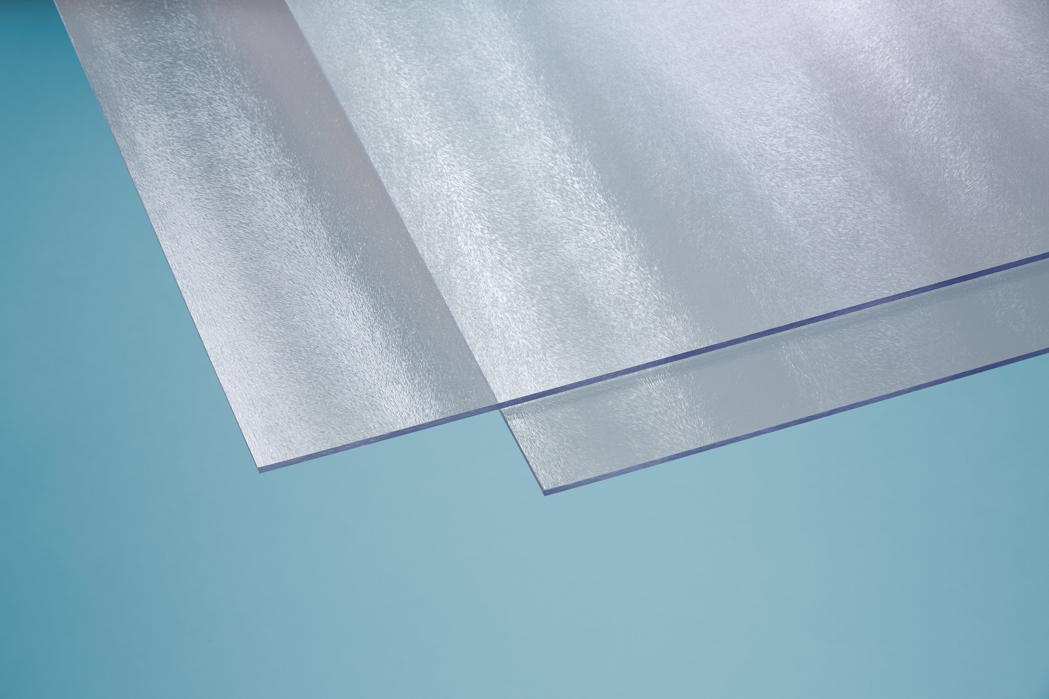 Polystyrol Türfüllung 1420 x 535 x 5 mm cincilla klar