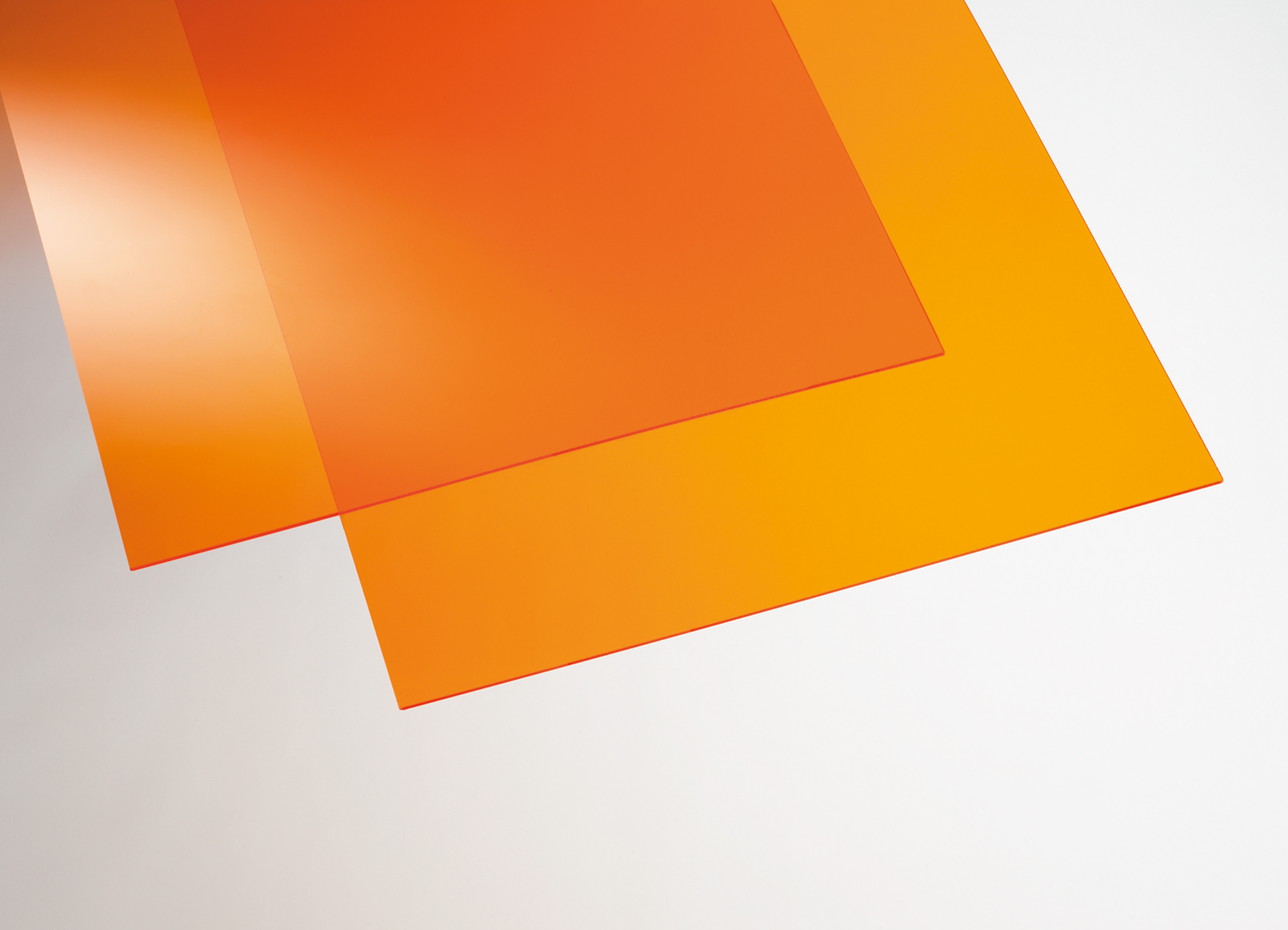 Bastelplatten Acrylcolor orange 3 mm