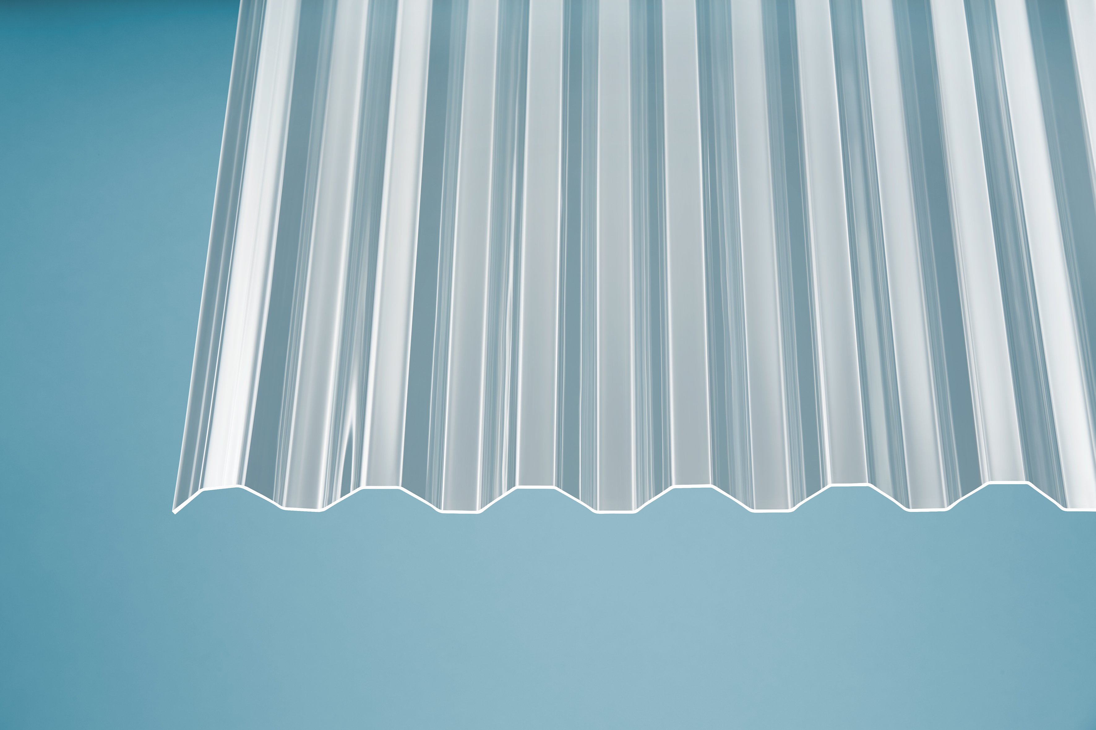 Acryl Profilplatten Trapez glatt klar