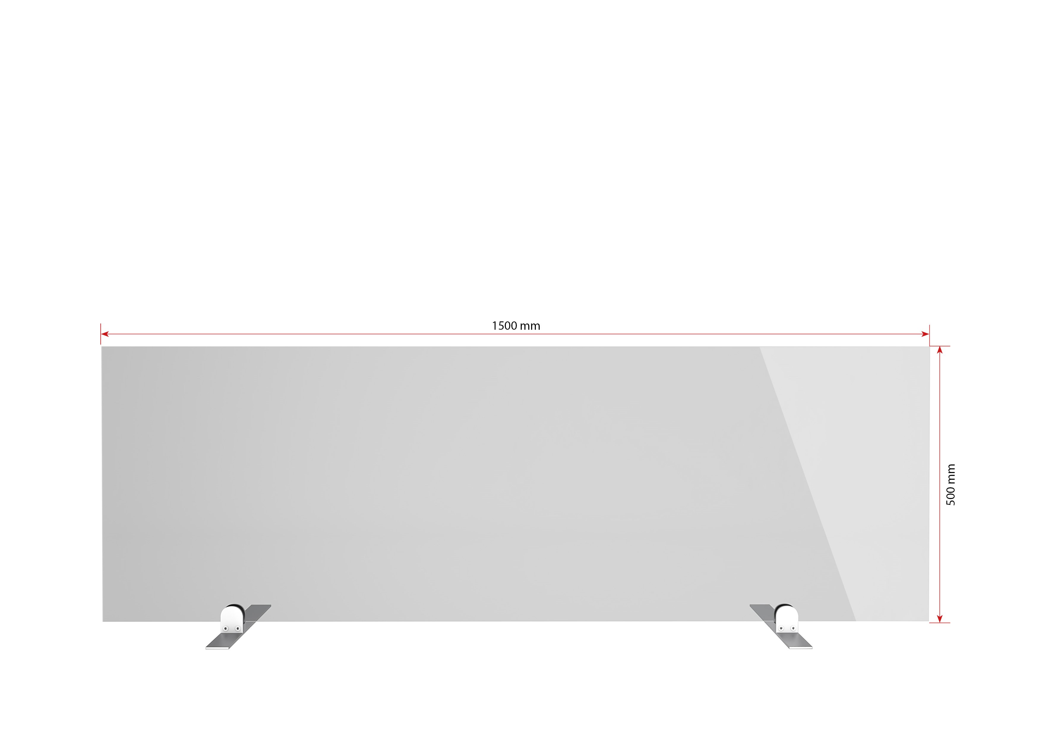 Gutta Spuckschutzwand Premium 1500 x 500 x 4 mm