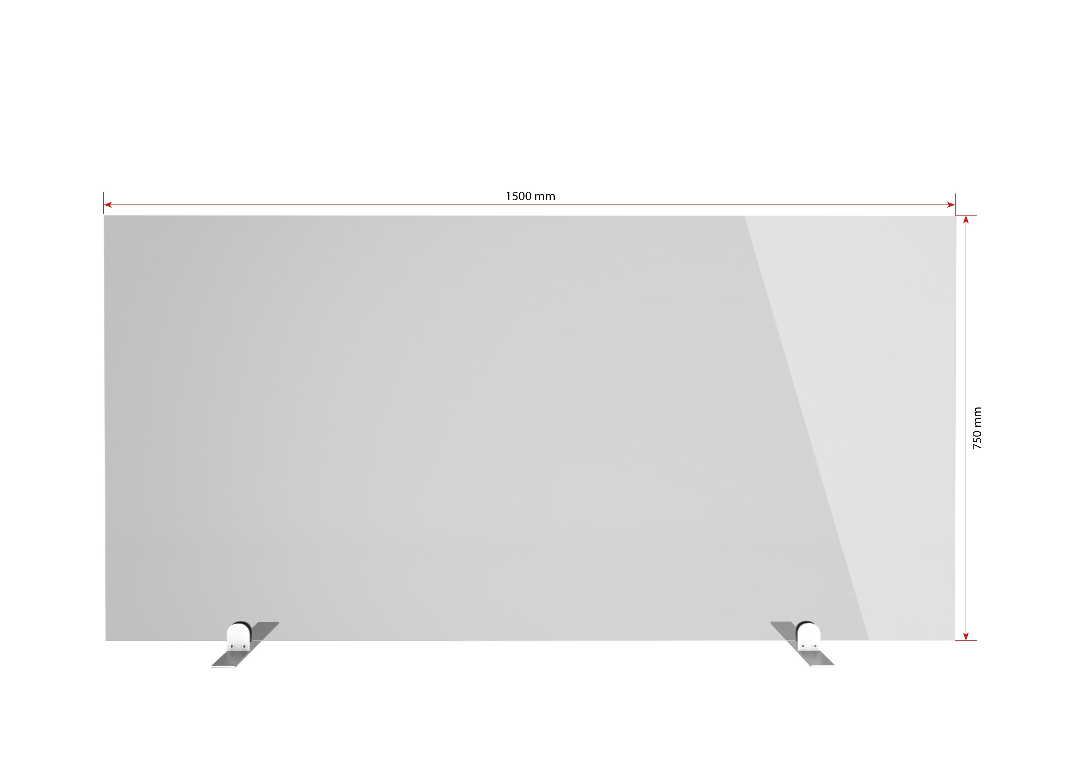 Gutta Spuckschutzwand Premium 1500 x 500 x 6 mm