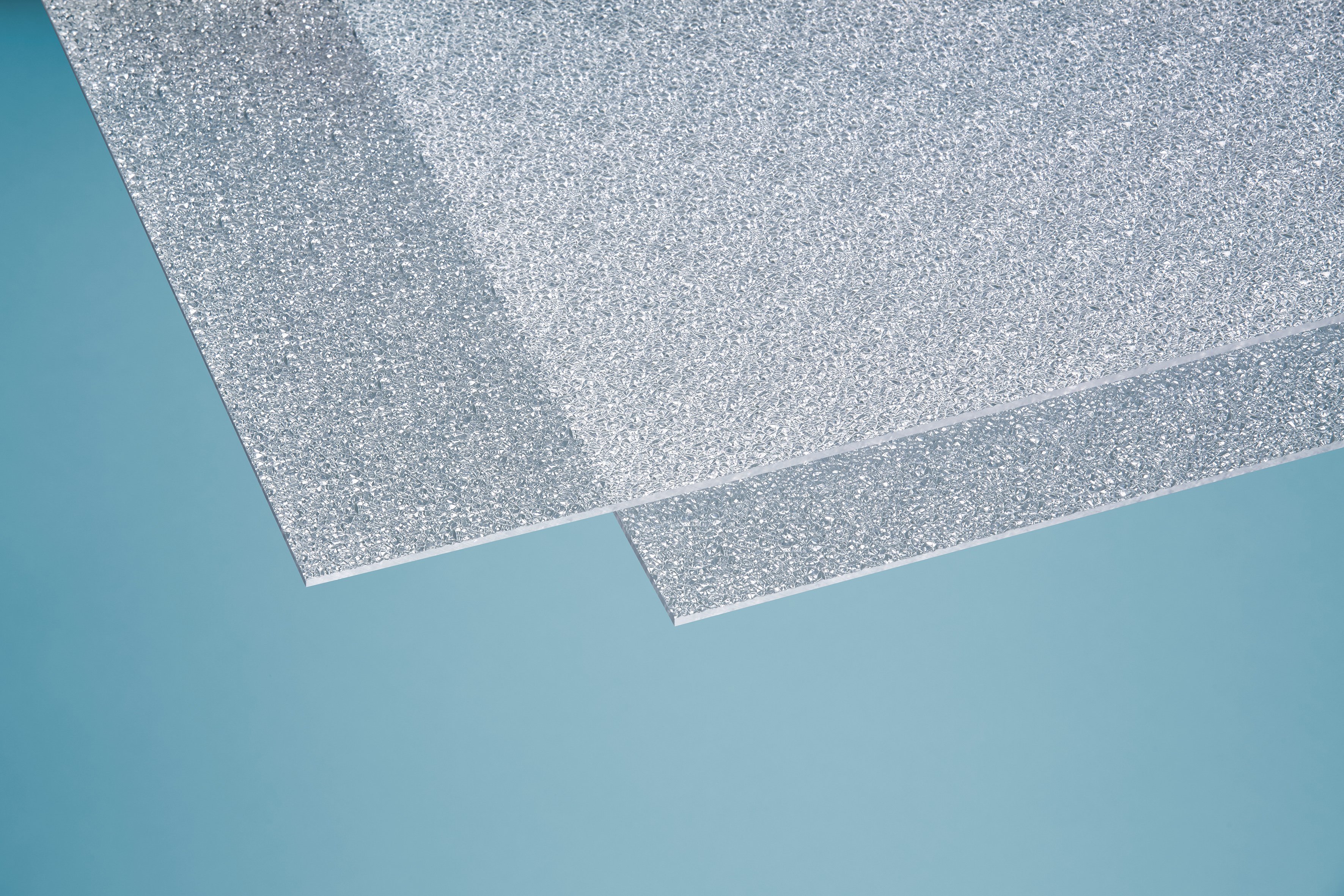 Polystyrol Türfüllung 1420 x 410 x 5 mm cristall fein klar 