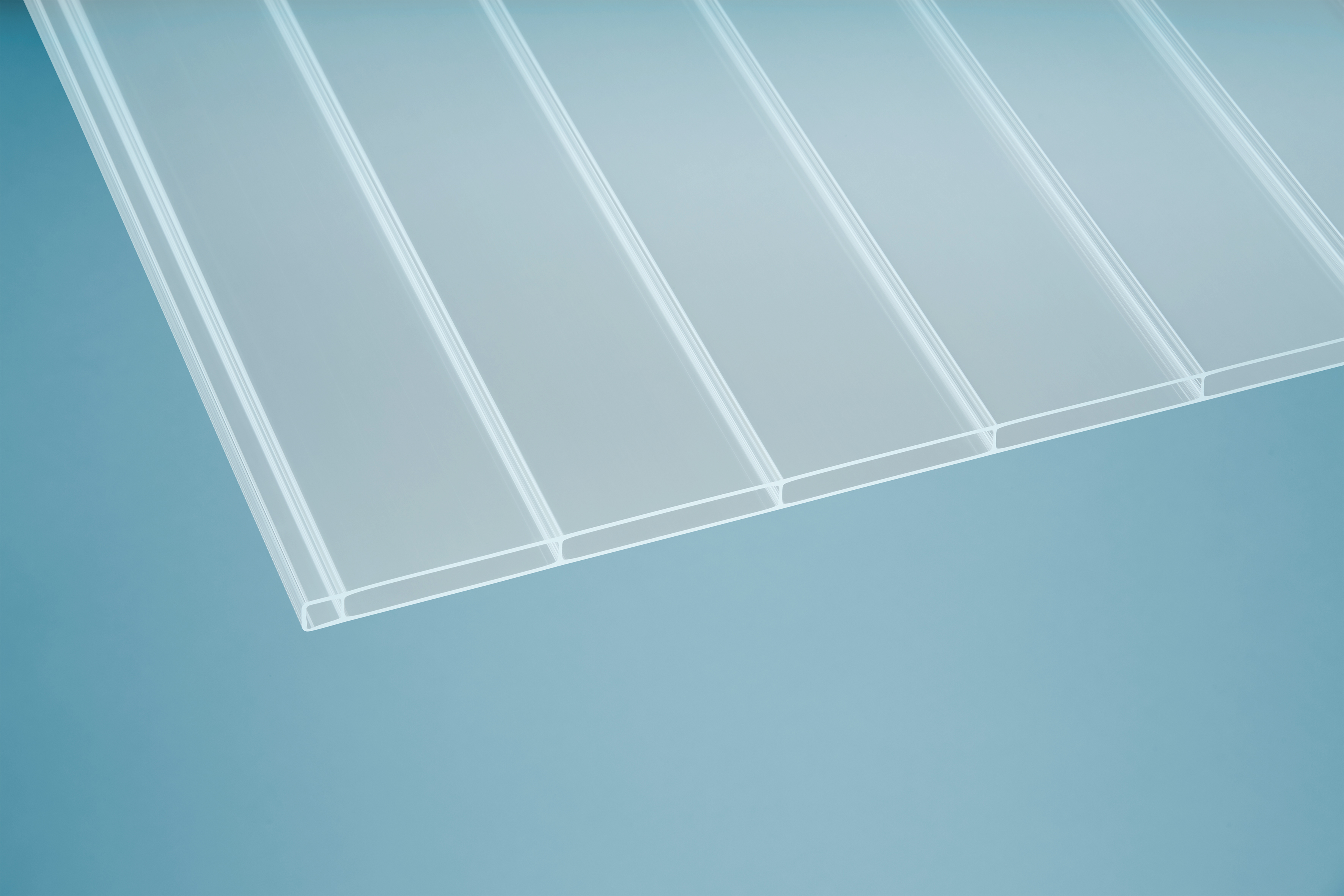 Acryl Stegplatten 16 mm Panorama klar Acryl Stegplatten 16 mm Panorama klar