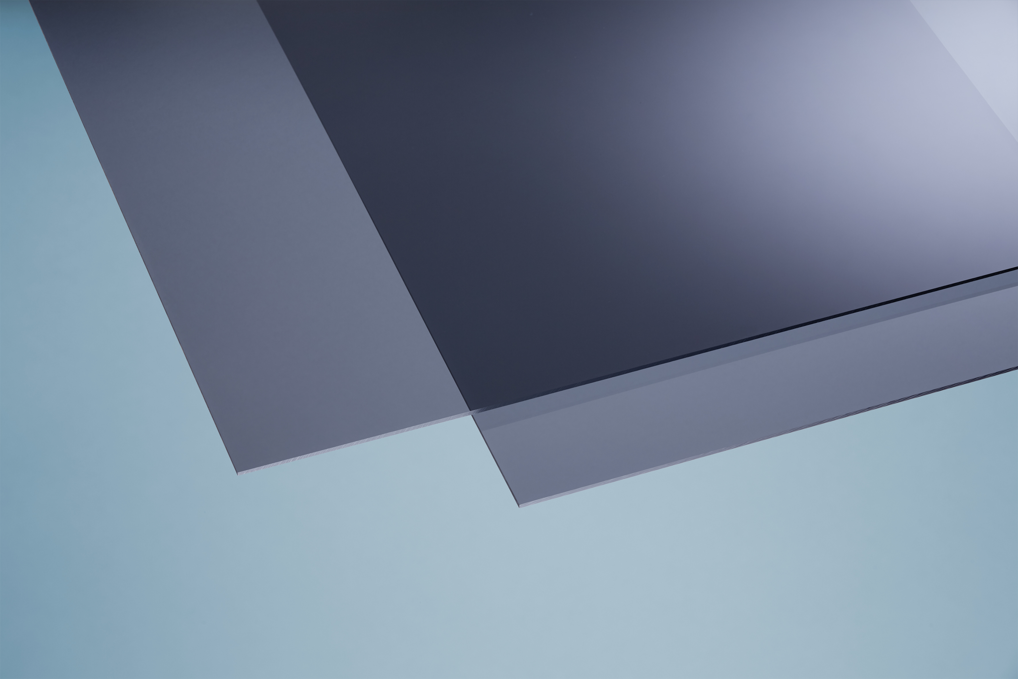 Acrylglas eben glatt grau 3 mm - Zuschnittsplatte